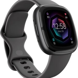 Google Fitbit Sense 2 Health and Fitness Smartwatch with built-in GPS, advanced health features, up to 6 days battery life - Compatible with iOS 15 or higher & Android OS 9.0 or higher