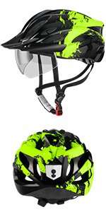 Cycle Helmet with Light, Lightweight Adults Bike Helmet Size 57-62cm