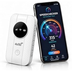 5G Portable WiFi 6 MiFi Hotspot,Mobile WiFi Router 5G,Unlocked SIM Slot