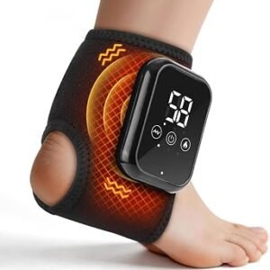 1 Pack Foot Massager with Heat and Vibration, 3 in 1 Cordless Foot Massager