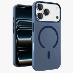 For iPhone 17 Pro Case With MagSafe Shockproof Slim Matte Blue
